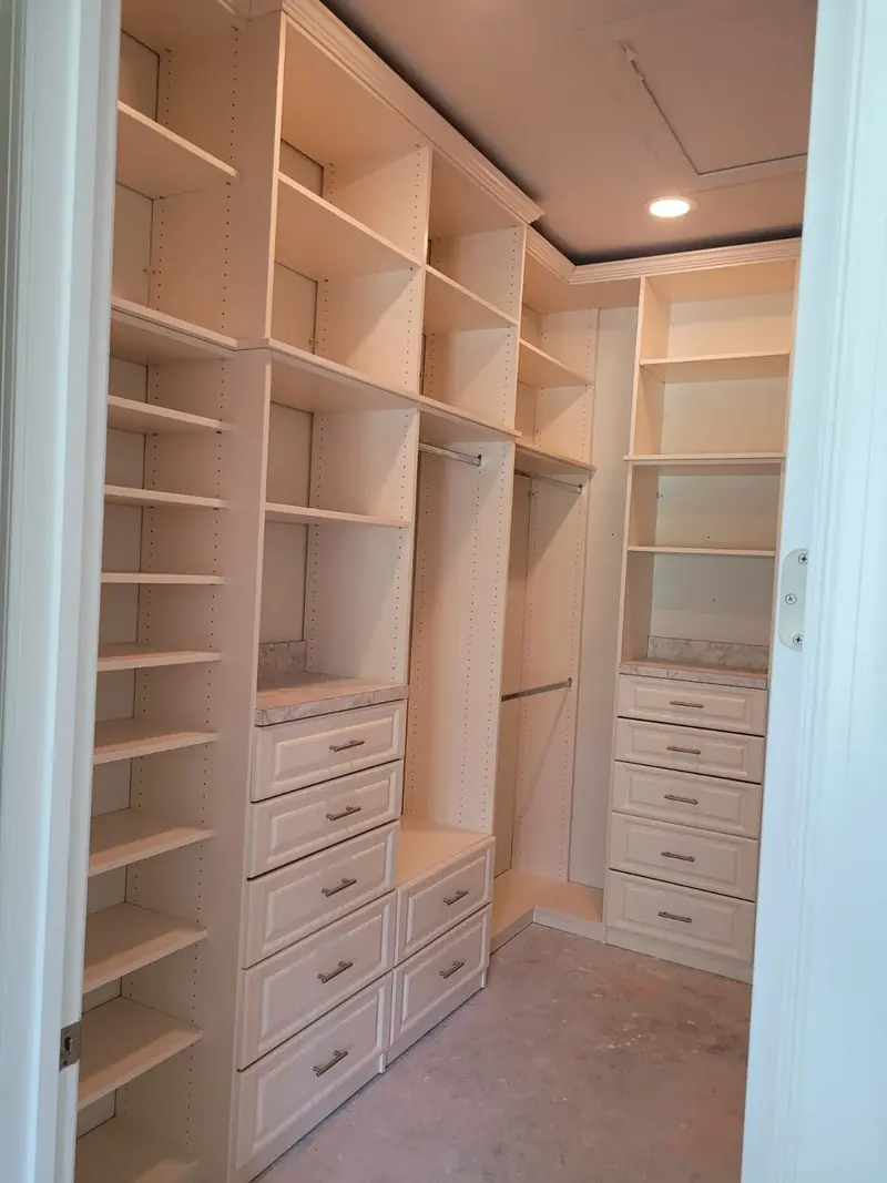 Custom closet design by Eco Woodwork & Design, Oakland Park FL