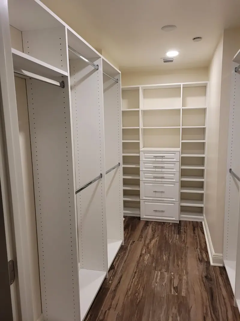 Custom closet design by Eco Woodwork & Design, Oakland Park FL