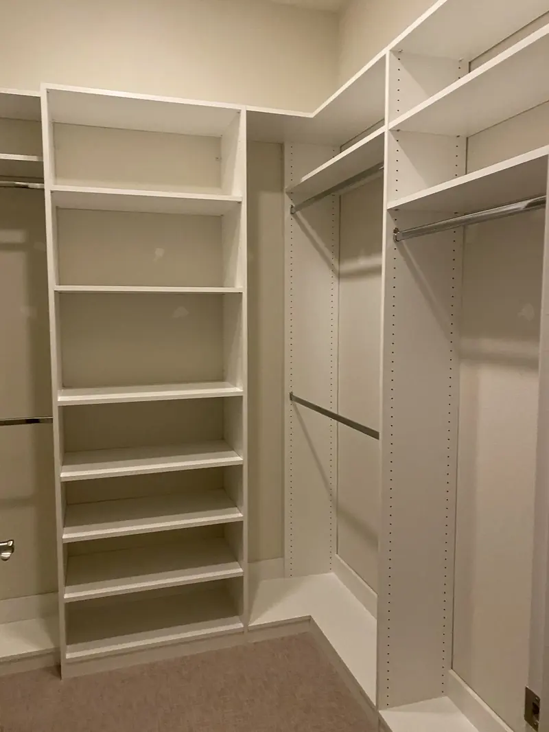 Custom closet design by Eco Woodwork & Design, Oakland Park FL