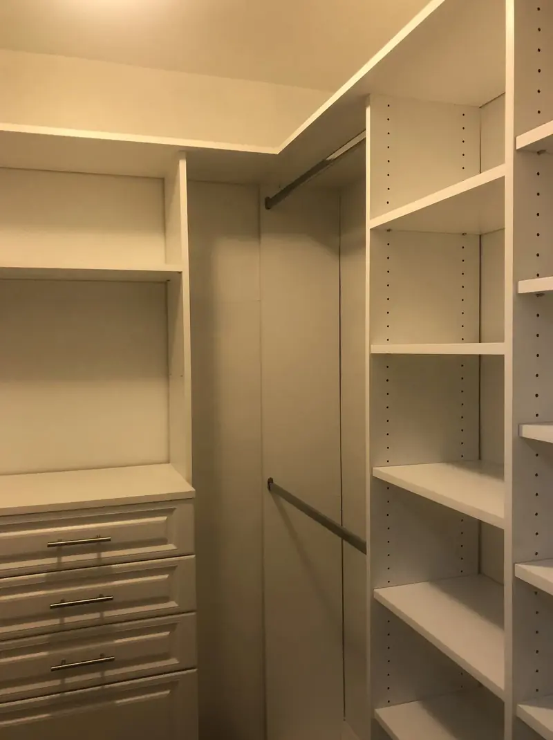 Custom closet design by Eco Woodwork & Design, Oakland Park FL