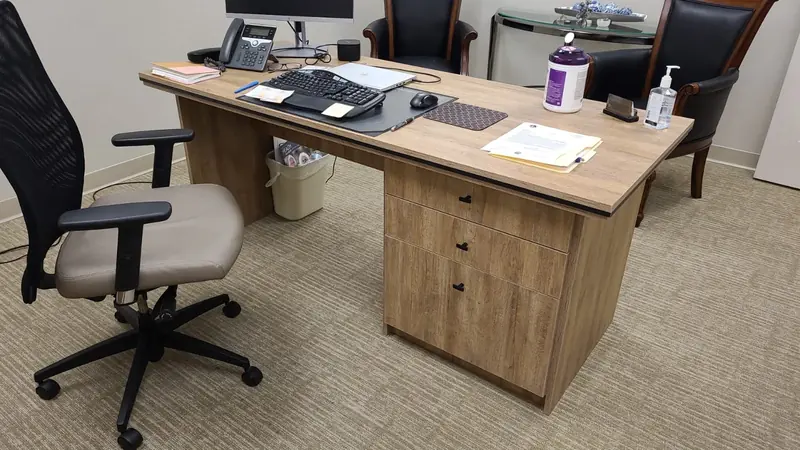Custom office cabinetry by Eco Woodwork & Design, Oakland Park FL