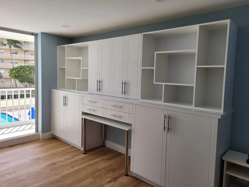 Custom wall unit by Eco Woodwork & Design, Oakland Park FL