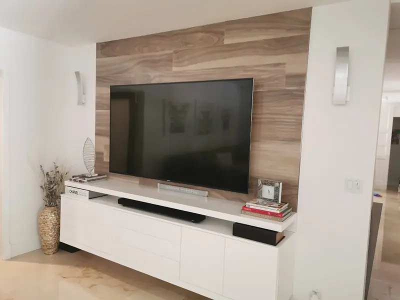 Custom wall unit by Eco Woodwork & Design, Oakland Park FL